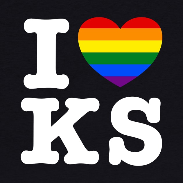 Kansas Pride - I Love Kansas by winwinshirt